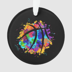 Vintage-Basketball-Grafikdesign Cooles Basketball Ornament