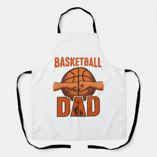 Vintage Basketball-Vater-Shirt-Design_1 Schürze