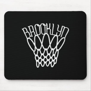 Vintage-Basketballnetz Brooklyn City New York Spie Mousepad