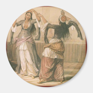 "Vintage-Bauchtänzerinnen" Magnet