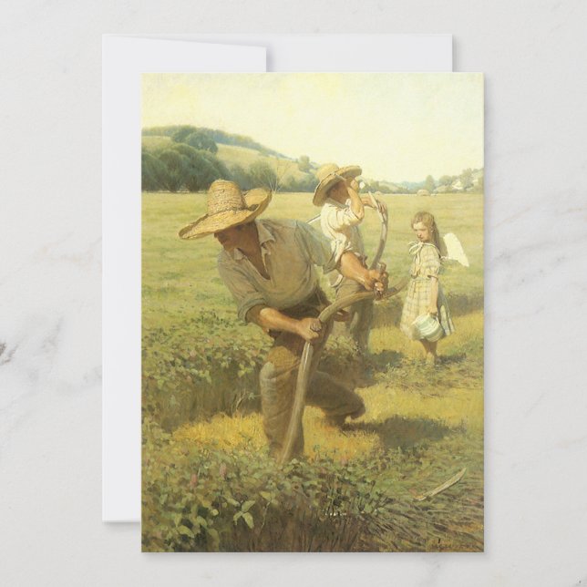 Vintage Bauer, Zurück in den landwirtschaftlichen  (Vorderseite)