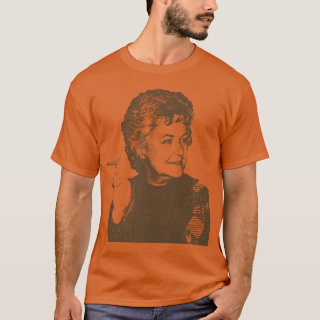 VINTAGE Bea Arthur Smoker girl T-Shirt (Vorderseite)