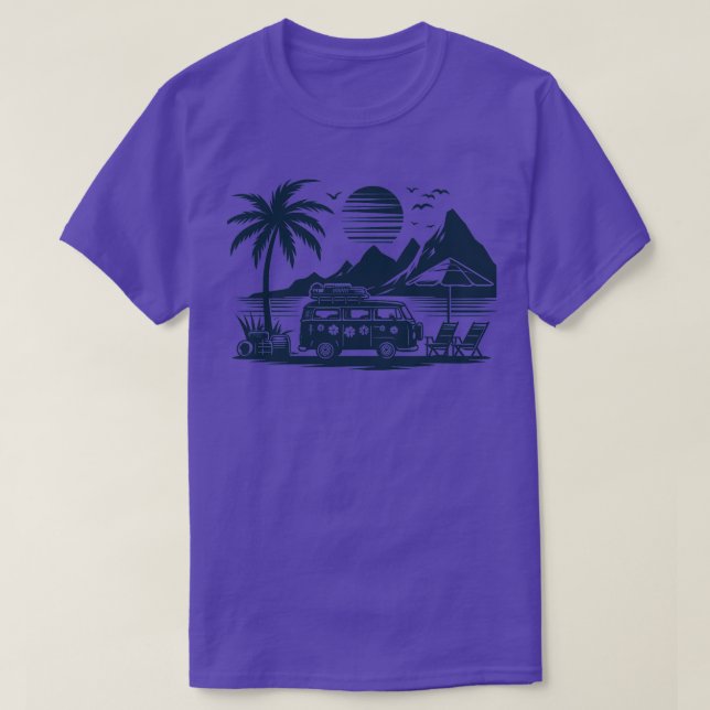 Vintage Beach TShirt 1 (Design devant)