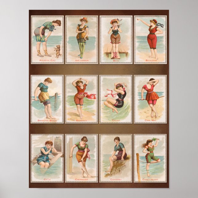 Vintage Beauties Set 1 Poster (Vorne)