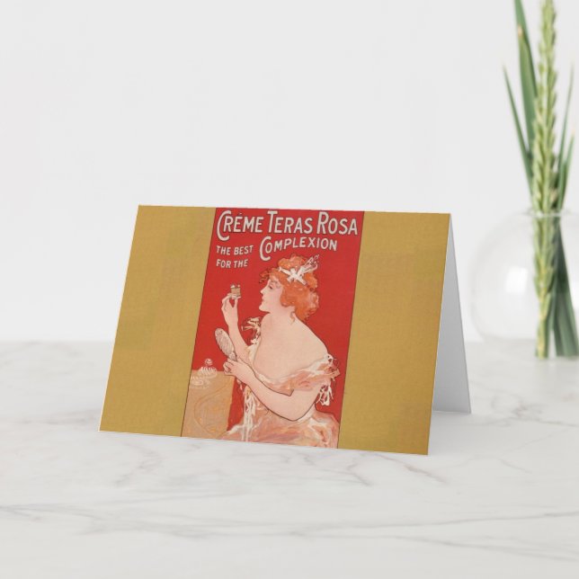 Vintage Beauty-Werbung Ankündigung (Vorderseite)