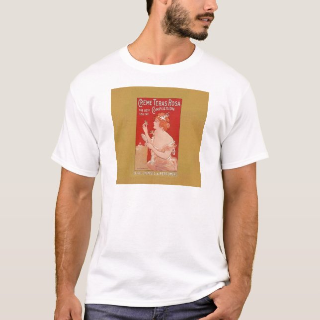 Vintage Beauty-Werbung T-Shirt (Vorderseite)