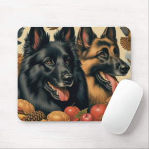 Vintage belgische Tervuren-Malerei Mousepad