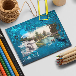 Vintage Belle Isle Postkarte