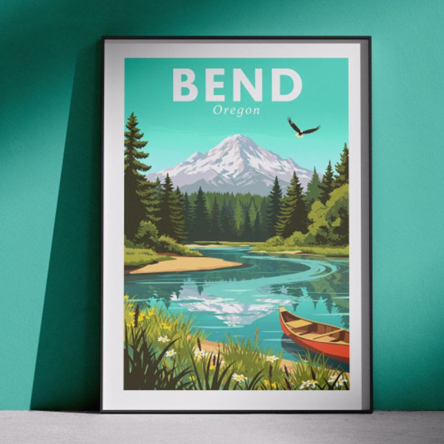 Vintage Bend Oregon Poster (Von Creator hochgeladen)