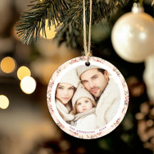 Vintage benutzerdefinierte Floral-Keramik-Ornament