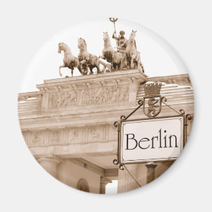 Vintage-Berlin-Kühlschrankmagnet Magnet