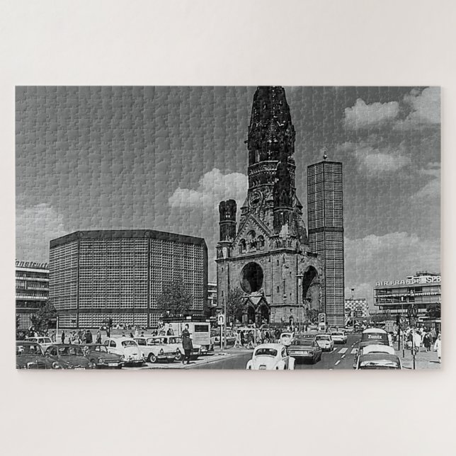 Vintage Berliner Kaiser-Wilhelm-Gedächtniskirche (Horizontal)