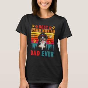 Vintage Best Bernese Mountain Dad Ever Süße Hundes T-Shirt