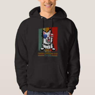 Vintage Best Finish Lapphund Dad Ever Süßer Hund S Hoodie
