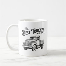 Vintage Best Trucker Tasse