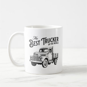 Vintage Best Trucker Tasse