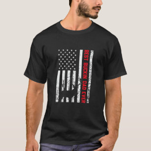 Vintage Bester Bockender Vater Aller Zeiten Hirsch T-Shirt