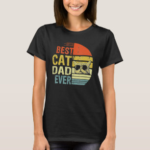 Vintage Bester Katzenvater überhaupt  Für Männer K T-Shirt