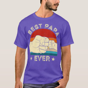 Vintage Bester Papa Aller Zeiten Faustschlag Lusti T-Shirt