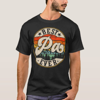 Vintage Bester Papa Allerzeit Vatertag Opa T-Shirt