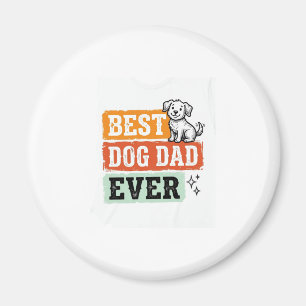 Vintage Bestes Hund Papa Aller Cute Hund Shirt Des Magnet