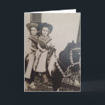 Vintage BESTIE BESTE FREUNDIN GIRLFRIEND-KARTE SIE Karte<br><div class="desc">BESTIE GREETING CARD</div>
