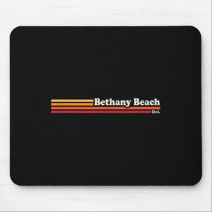 Vintage Bethany Beach Delaware im Grafikstil der 8 Mousepad