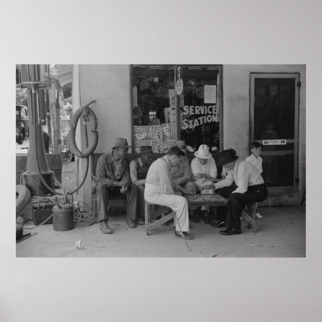 Vintage Betriebssicherheitsprüfung Poster (Vorne)