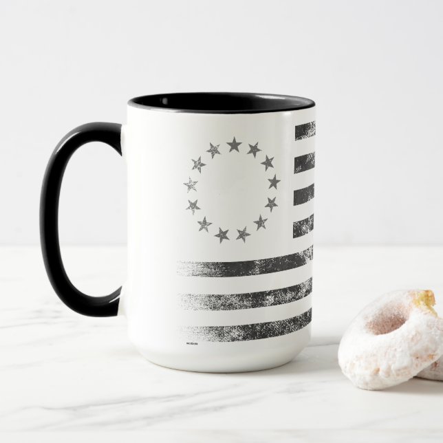 VINTAGE Betsy Ross Mug (Avec donut)