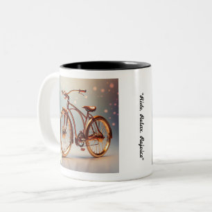 "Vintage Bewohner" Zweifarbige Tasse