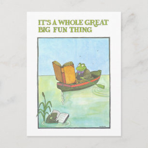Vintage-Bibliotheks-Leseposter Postkarte