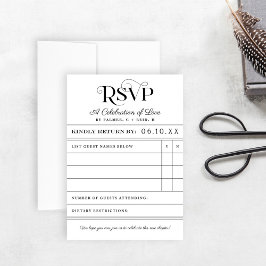 Vintage Bibliothekskarte Hochzeitskarte RSVP Karte