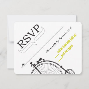 Vintage Bicycle Love RSVP