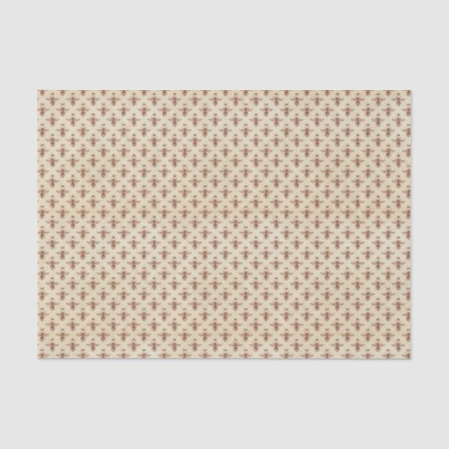 Vintage Biene Seidenpapier (Vorderseite)