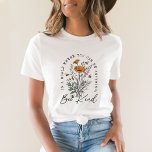 Vintage Bienen und wild lebende Blume T-Shirt<br><div class="desc">Vintage Bienen und wilde Blume T - Shirt "In der Welt,  wo man alles Mögliche sein kann"</div>