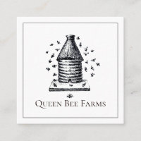 Vintage Bienenerhalterin Bienenstock Apiarist