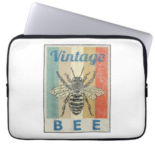Vintage Bienenkönigin Honey Beekeeper Laptopschutzhülle