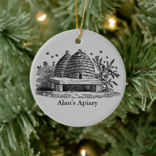 Vintage Bienenverzierung Keramik Ornament