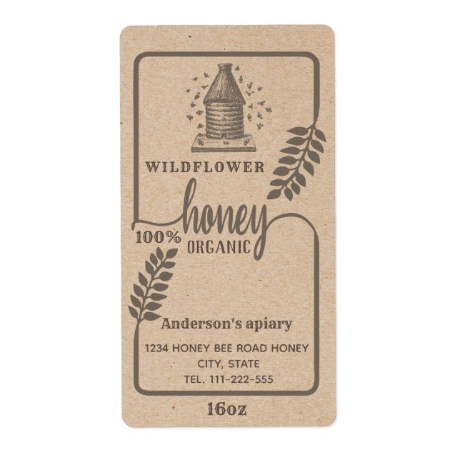 Vintage Bienenwanne (Vorne)
