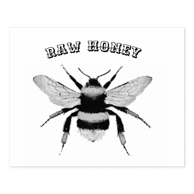 Vintage Bienenzucht Gummistempel (Prägung)