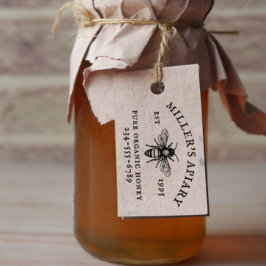 Vintage Bienenzucht Individuelle Name Honey Briefm Gummistempel