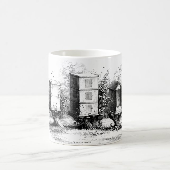 Vintage Bienenzuchtbienen Kaffeetasse (Mittel)