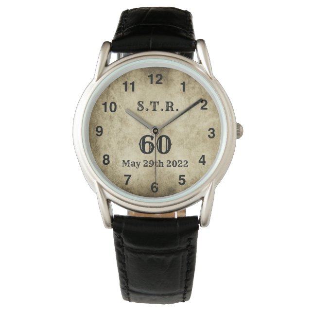 Vintage Big 60. Armbanduhr (Vorderseite)