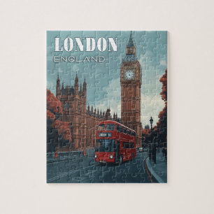 Vintage Big Ben - London, England