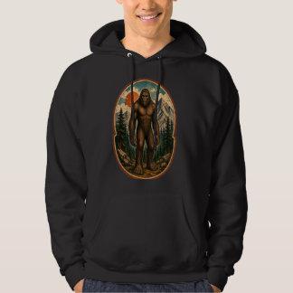 Vintage Bigfoot Bergwächter Aquarell Krypta Hoodie