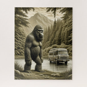 Vintage Bigfoot und Wohnmobil-Camper