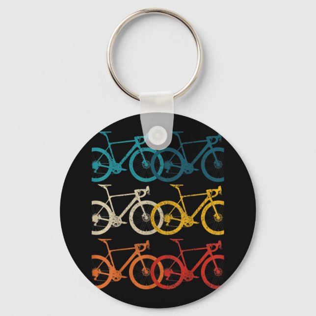 Vintage Bike Cycling Road Bike Racing Bicycle Schlüsselanhänger (Vorderseite)