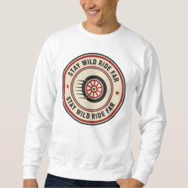 Vintage Biker Road Motion Sweatshirt