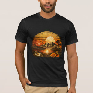Vintage-Bild-Shirt Herren T-Shirt