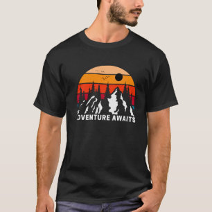 Vintage Bilder: Erlebnis wartet Retro-T-Shirt T-Shirt